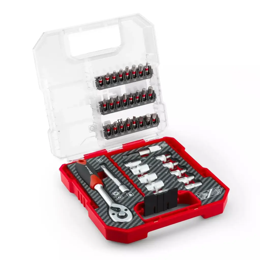Coffret L mixte embouts et douilles