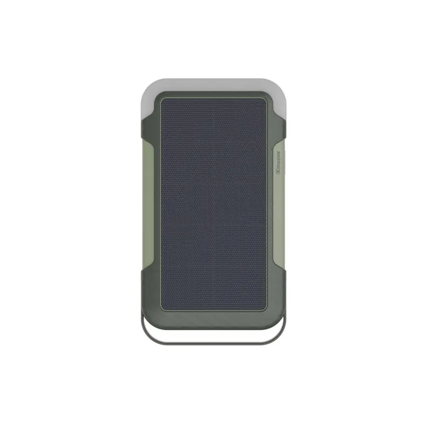 Batterie externe solaire avec lampe torche - 16 000 mAh