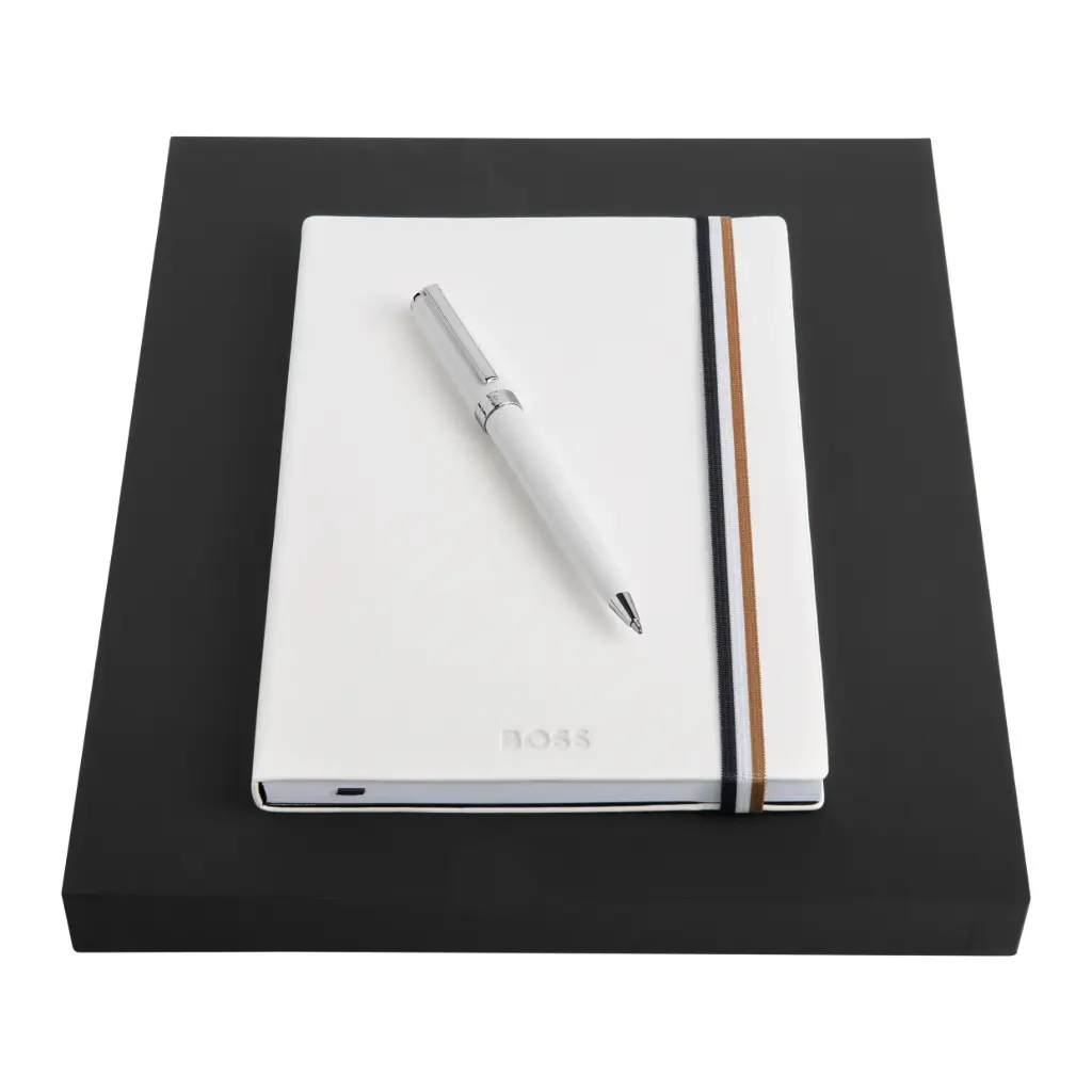 Parure Hugo Boss (stylo bille & carnet A5)
