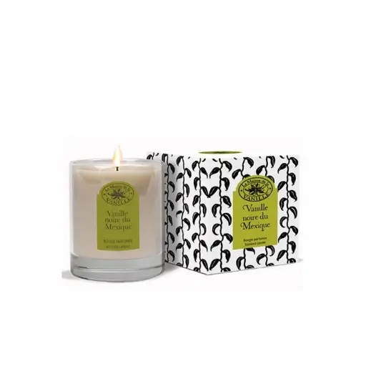 [MDV23] Bougie parfumée vanille noire du Mexique 180 g