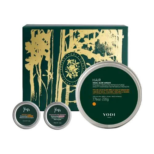 [6] Coffret cheveux chevelure soyeuse