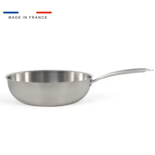 [MEP162] Brigade - Wok en acier inoxydable 28 cm