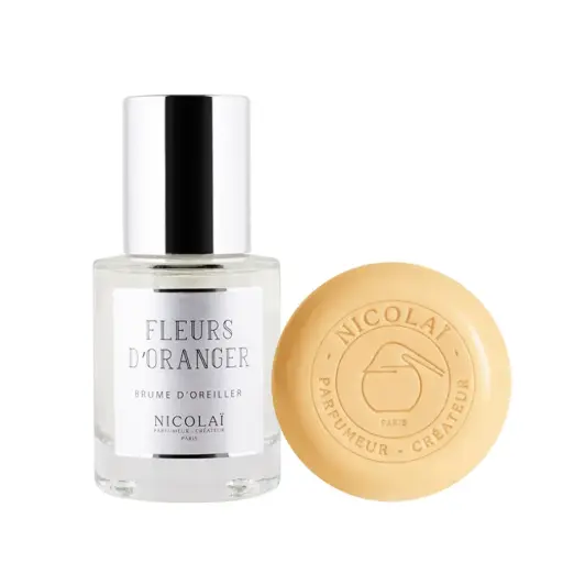 [Coffret brume d'oreiller + savon solide] Coffret Nicolaï brume d'oreiller + savon solide